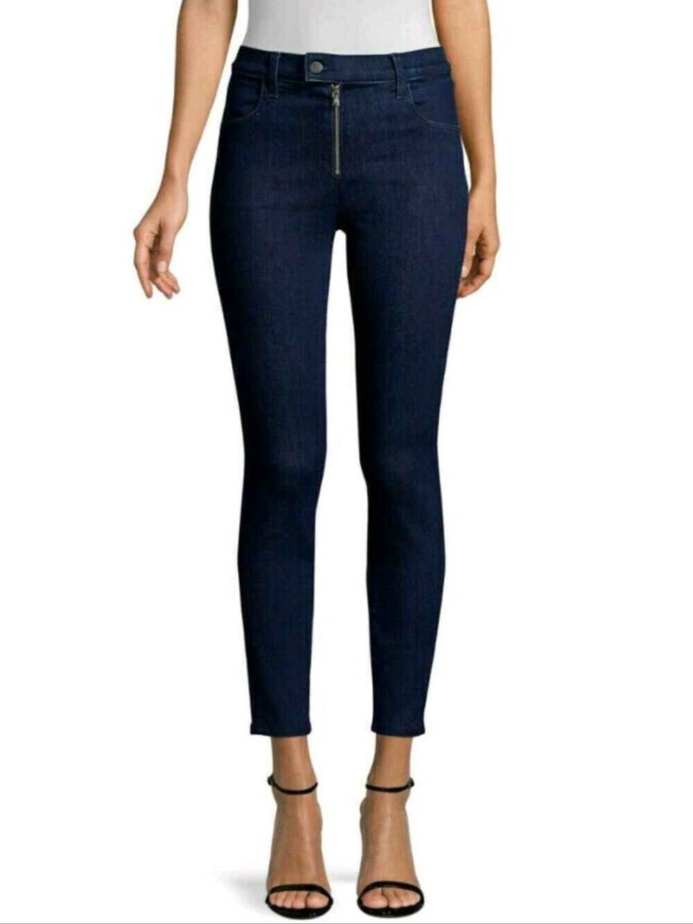 J BRAND | Alana JB001683 High rise Crop Jeans Skinny Whirlwind Blue Sz 27 NWT